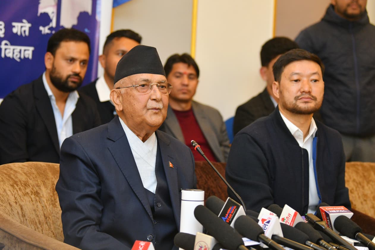 युवाको नाममा अराजकता मच्चाइयो : अध्यक्ष ओली