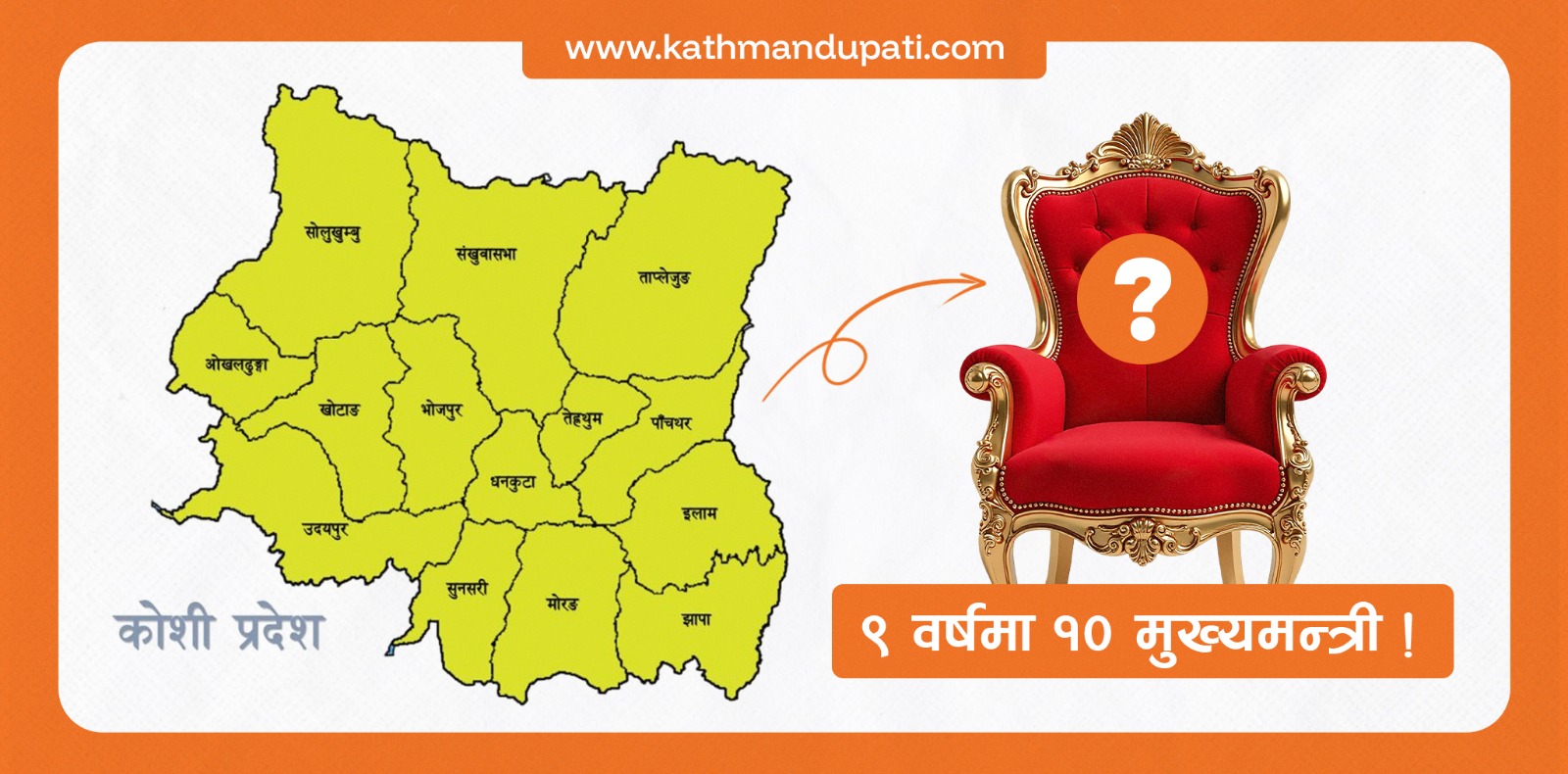को बन्ला कोशी प्रदेशको नयाँ मुख्यमन्त्री ?