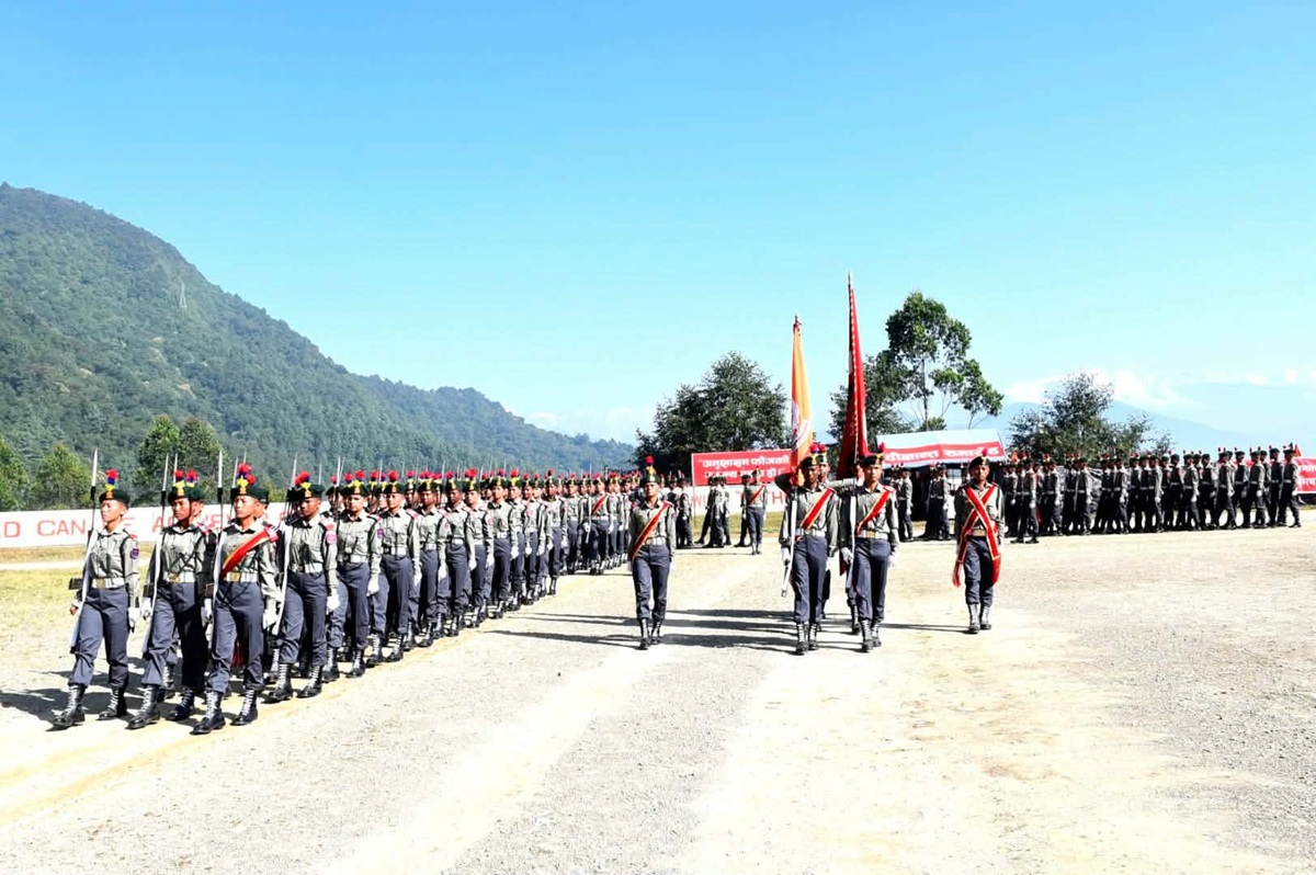 एकैपटक १३ सयजना सशस्त्र प्रहरी जवान दीक्षित (तस्बिरहरू)